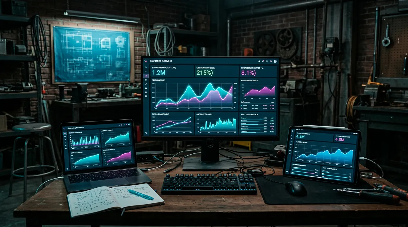 Digital marketing dashboards