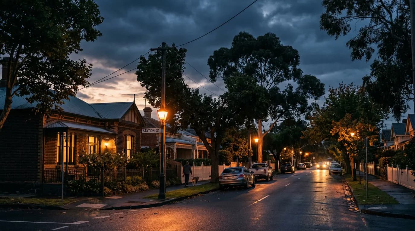 Melbourne suburban street